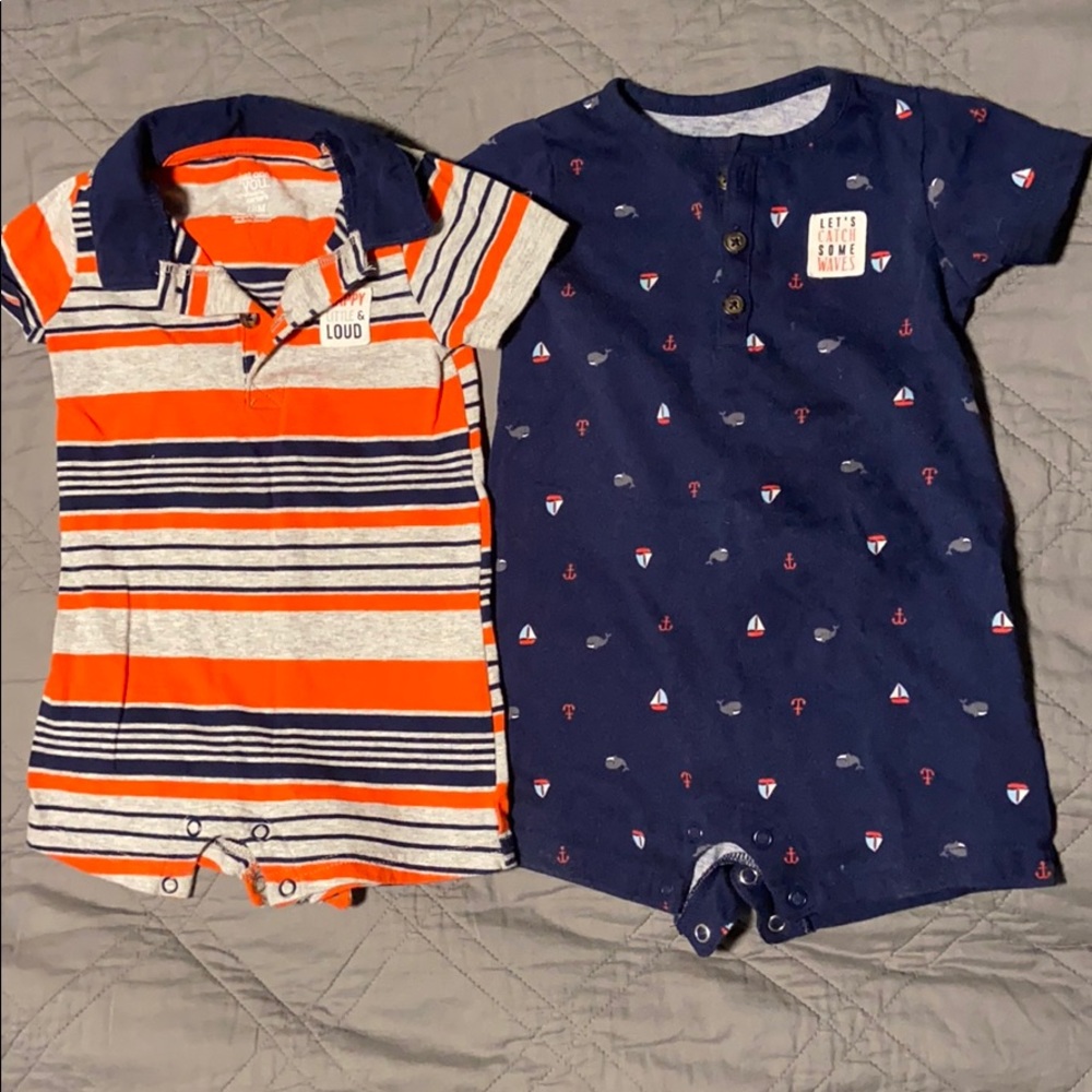 Boys 12 month summer rompers one piece